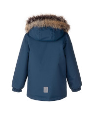 Bernumode | Lenne: Jacket/Parka SNOW 250 g €82.58 Water column: 10 000 mm
Breathable: 10 000 g/m²/24h
Water and soil reprellency: DWR coating (Durable Water Repellent)
BEST SELLER! Boys’ winter parka with luxurious fur
Parka made of highly durable fabric with extra warm wadding!

The childrens’ parka is longer in the back and made of highly waterproof and breathable ActivePlus fabric, which ensures maximum comfort at all times. The waterproof surface of the fabric protects from wind, rain and snow, does not become deformed and handles regular washing, maintaining its initial qualities. The design of the parka features reflective details, which make your child visible even in the darkest of winters. The safe snap-fastened hood detaches from the product if it gets stuck.