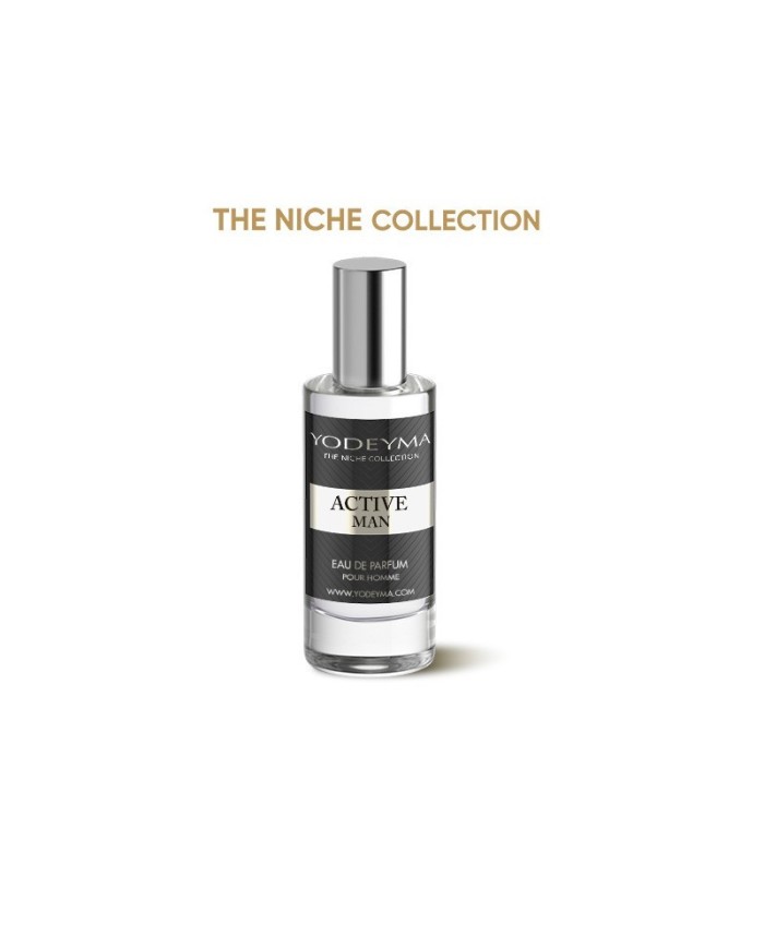 Bernumode | YODEYMA: Active Man Miniperfume 15ML €7.23 The elegant fruity and woody chords make this fragrance surprise and enamour in equal parts.
Chypre - FreshActive Man: For an adventurous, optimistic man. Top notes: Shaping the first impressions of the fragrance.Heart notes: Forming the core of the fragrance.Base notes: Giving depth to the fragrance.
"INGREDIENTS: ALCOHOL DENAT., PARFUM (FRAGRANCE), AQUA (WATER), LIMONENE, LINALOOL, CITRAL, CITRONELLOL We recommend you check the list of ingredients found on the packaging before using this product.
"CAUTION - FLAMMABLE: DO NOT VAPORIZE ON A FLAME OR INCANDESCENT BODY. AVOID USE NEAR THE EYES OR ON SENSITIVE OR IRRITATED SKIN, RINSE IMMEDIATELY WITH PLENTY OF WATER IF NECESSARY. DO NOT USE FOR A USE OTHER THAN THAT FOR WHICH THE PRODUCT IS INTENDED. KEEP OUT OF REACH OF CHILDREN. ANDROMEDA MANUFACTURING 45311 DOS BARRIOS - TOLEDO(SPAIN)" Bernumode | YODEYMA: Active Man Miniperfume 15ML €7.23 The elegant fruity and woody chords make this fragrance surprise and enamour in equal parts.
Chypre - FreshActive Man: For an adventurous, optimistic man. Top notes: Shaping the first impressions of the fragrance.Heart notes: Forming the core of the fragrance.Base notes: Giving depth to the fragrance.
"INGREDIENTS: ALCOHOL DENAT., PARFUM (FRAGRANCE), AQUA (WATER), LIMONENE, LINALOOL, CITRAL, CITRONELLOL We recommend you check the list of ingredients found on the packaging before using this product.
"CAUTION - FLAMMABLE: DO NOT VAPORIZE ON A FLAME OR INCANDESCENT BODY. AVOID USE NEAR THE EYES OR ON SENSITIVE OR IRRITATED SKIN, RINSE IMMEDIATELY WITH PLENTY OF WATER IF NECESSARY. DO NOT USE FOR A USE OTHER THAN THAT FOR WHICH THE PRODUCT IS INTENDED. KEEP OUT OF REACH OF CHILDREN. ANDROMEDA MANUFACTURING 45311 DOS BARRIOS - TOLEDO(SPAIN)"