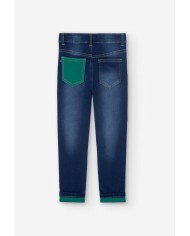 Bernumode | BOBOLI: Stretch denim trousers €19.81 
