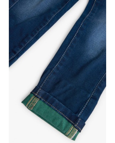 BOBOLI: Stretch denim trousers