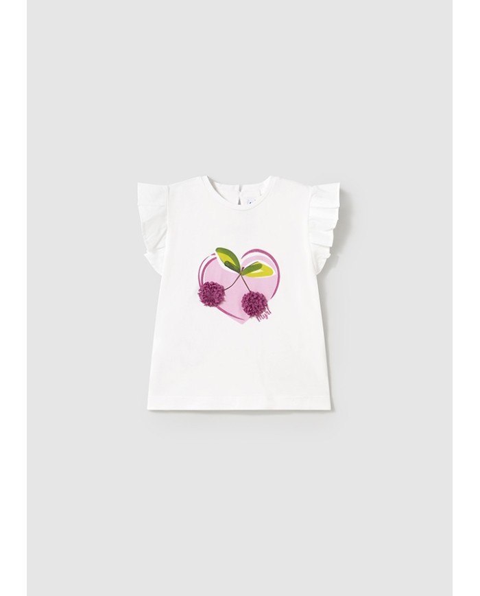 Bernumode | Mayoral: Meiteņu t-krekls ar īsām piedurknēm 8,18 €  Bernumode | Mayoral: Meiteņu t-krekls ar īsām piedurknēm 8,18 €