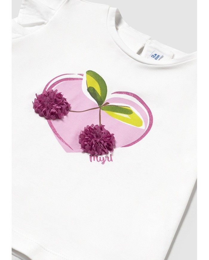 Bernumode | Mayoral: Meiteņu t-krekls ar īsām piedurknēm 8,18 €  Bernumode | Mayoral: Meiteņu t-krekls ar īsām piedurknēm 8,18 €