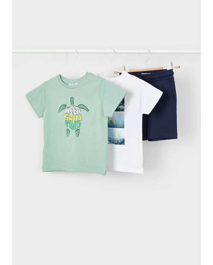 Bernumode | Mayoral: Knit set with 2 t-shirts for boy €16.12 