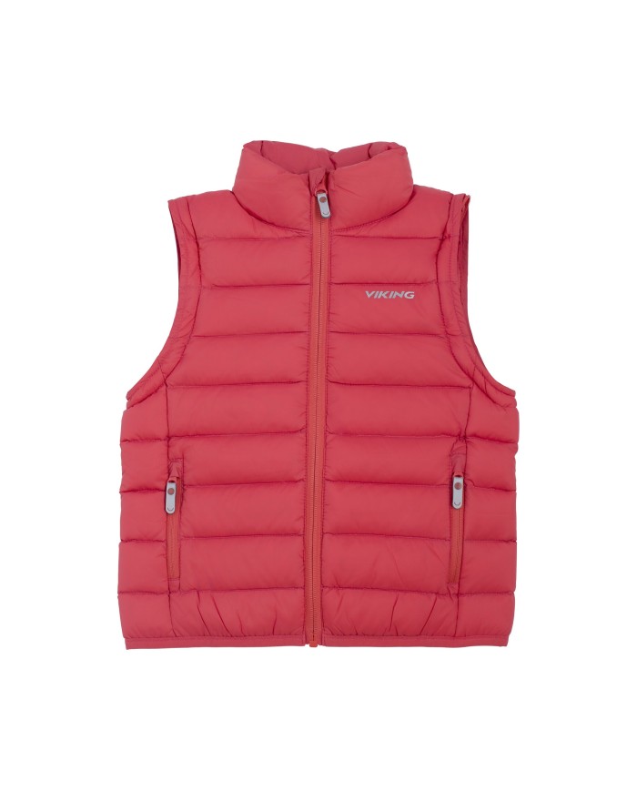 Bernumode | Viking: Universāla dūnu jaka un veste meitenēm-Aery Light Down Jacket 48,60 € No vēsiem rītiem līdz siltākām pēcpusdienām pielāgojamā Aery Light dūnu jaka palīdz jūsu bērnam justies ērti visā mainīgajā temperatūrā. Piepildīta ar atbildīgi iegūtu dūnu un spalvu izolāciju, jaka nodrošina siltumu ar dabisku izolāciju, kas vēl ir jāpārvar. Dūnas ir arī ļoti saspiežamas, kas nozīmē, ka jaku var viegli iesaiņot mugursomā, ja tā būs nepieciešama vēlāk. Siltākā laikā jaku var izmantot kā ārējo slāni, un tā pat ir apstrādāta ar nefluorētu Bionic Finish Eco, lai nodrošinātu noturīgu ūdens atgrūšanu nokrišņu gadījumā. Aukstākos laikapstākļos to var izmantot arī kā starpkārtu zem sniega tērpa vai jakas. Kā gudrs apdares pieskāriens, arī rokas ir noņemamas, ļaujot jakai pārvērsties par vesti atkarībā no aktivitātes un temperatūras.