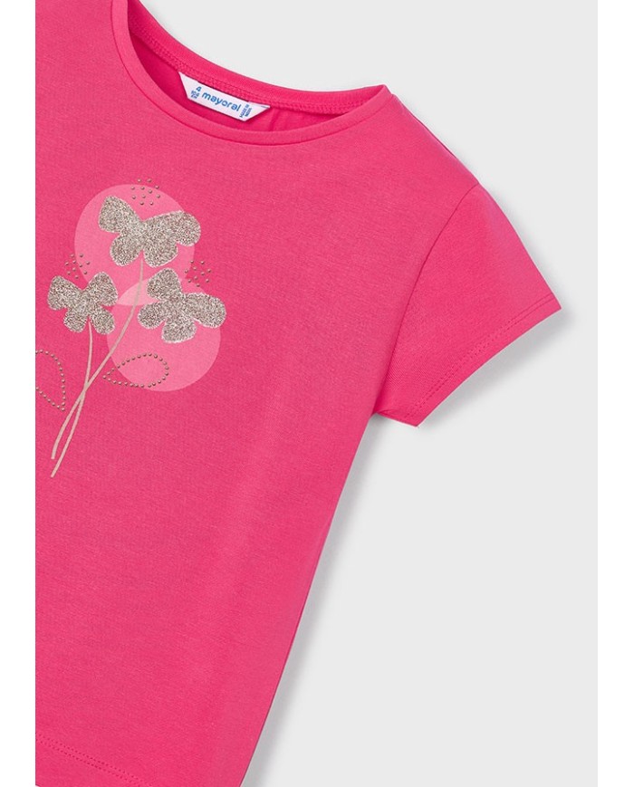 Bernumode | Mayoral: Meiteņu T-krekls ar īsām piedurknēm 7,44 €  Bernumode | Mayoral: Meiteņu T-krekls ar īsām piedurknēm 7,44 €