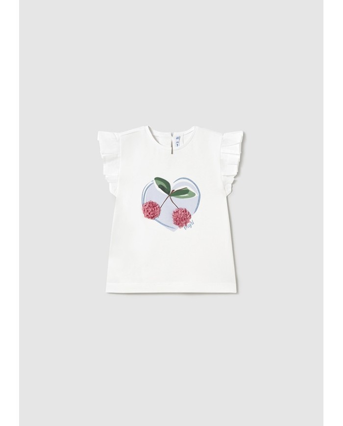 Bernumode | Mayoral: Meiteņu t-krekls ar īsām piedurknēm 8,18 €  Bernumode | Mayoral: Meiteņu t-krekls ar īsām piedurknēm 8,18 €