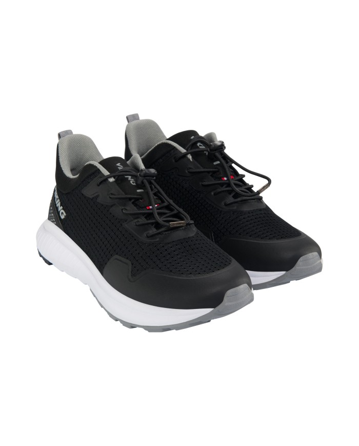 Bernumode | VIKING:Aero SL - Sporty, lightweight kids shoe €30.37 Sporty, lightweight and designed for speed - Aero SL is a shoe that won't hold back. Speed laces and a pull loop on the heel make getting in and out simple, and also make it easy to quickly find the perfect fit depending on the activity. For maximum fresh air circulation to the feet during warmer weather or physical exertion, a highly breathable mesh upper combines with side openings to supply air from above, while a perforated removeable air-flow insole helps air movement beneath the foot's sole. To dampen the impact from walking and jumping on hard surfaces, a thick EVA midsole provides excellent cushioning and helps to keep the shoes extremely lightweight. Below, a rubber outsole offers solid grip, providing the traction you need during high-intensity activity and on any ground conditions.




