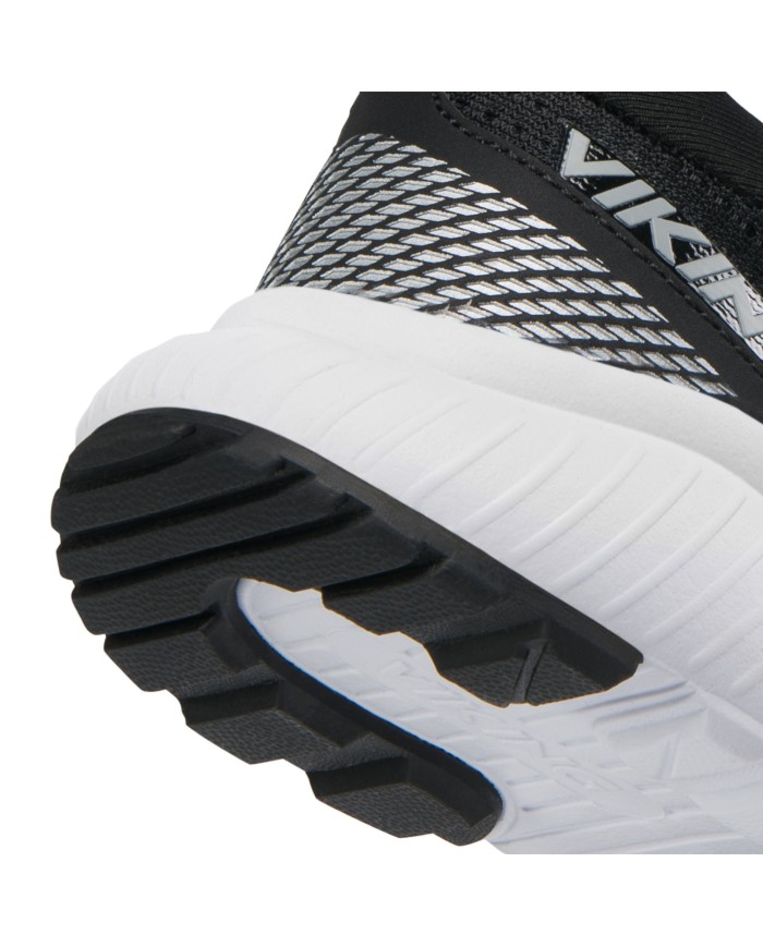 Bernumode | VIKING:Aero SL - Sporty, lightweight kids shoe €30.37 Sporty, lightweight and designed for speed - Aero SL is a shoe that won't hold back. Speed laces and a pull loop on the heel make getting in and out simple, and also make it easy to quickly find the perfect fit depending on the activity. For maximum fresh air circulation to the feet during warmer weather or physical exertion, a highly breathable mesh upper combines with side openings to supply air from above, while a perforated removeable air-flow insole helps air movement beneath the foot's sole. To dampen the impact from walking and jumping on hard surfaces, a thick EVA midsole provides excellent cushioning and helps to keep the shoes extremely lightweight. Below, a rubber outsole offers solid grip, providing the traction you need during high-intensity activity and on any ground conditions.




