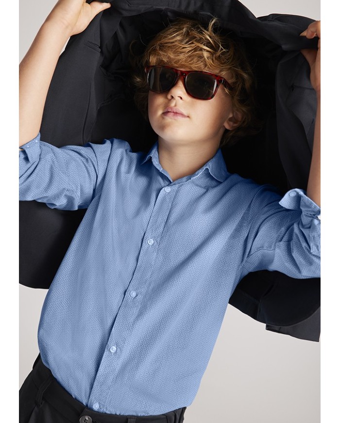 Bernumode | Mayoral: L/s micro print shirt for boy €14.13 
