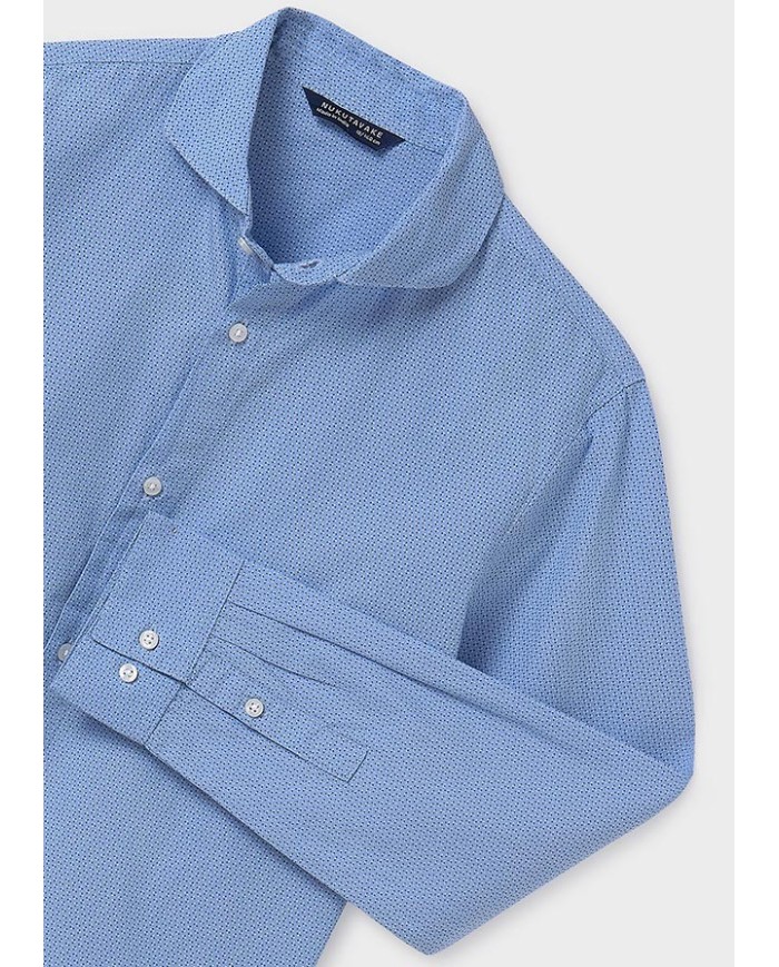 Bernumode | Mayoral: L/s micro print shirt for boy €14.13 