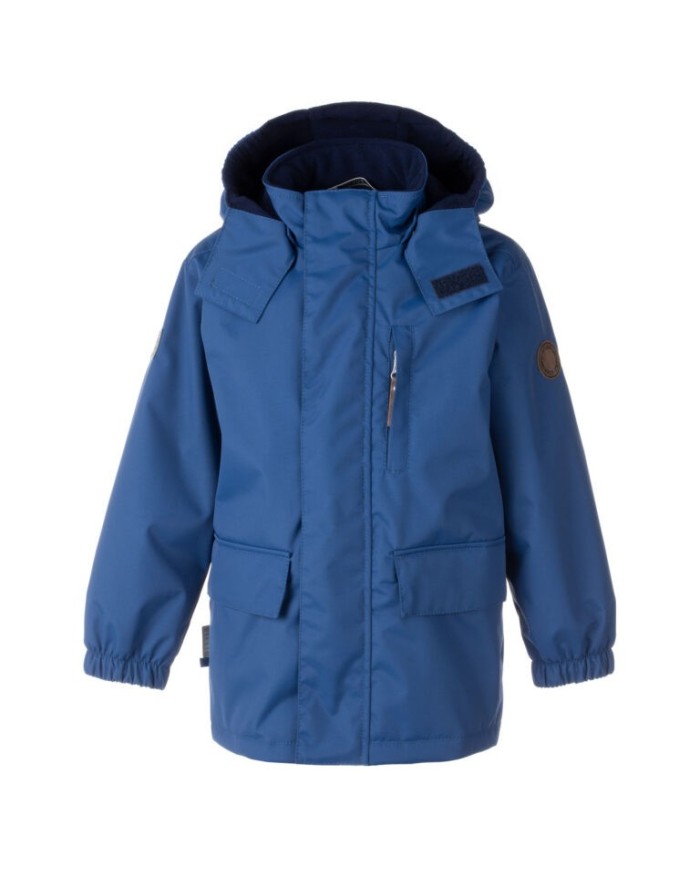Bernumode | Lenne: Demi season Jacket CLAES  (45g) €63.15 Weatherproof spring parka
This weatherproof boys’ parka made of ActivePlus fabric is perfect for wearing with both jeans as well as warmer suspender trousers. Parka has an extra high collar and two zipped pockets in which the child can hide his hands from the wind or use them for tucking away a pair of lightweight gloves. Reflective details make the child visible in the dark.


Our high-tech Active+ fabric has a waterproof membrane which prevents water from coming through the product. At the same time it has the ability to evaporate sweat. ◆Water resistance: water column 10 000 mm ◆Breathability: water vapour transmission rate 10 000 g/m²/24h ◆Wind resistance: air permeability 0 l/m²s ◆Water and soil reprellency: DWR coating (Durable Water Repellent)


LIGHTLY WARM * insulation is best in spring-autumn season. Perfect for temperatures +5..+15°C. This wadding is made of recycled materials, reducing the need to overly consume natural resources. Tip: Check the „feels like“ temperature. Factors like wind and humidity play a great role on how cold you feel and you might need to use an extra layer.


Loop for attaching the reflector.
