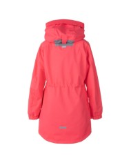 Bernumode | Lenne: Demi season Jacket PIPPA (45g) €99.09 Active+ spring parka
This parka made of weatherproof ActivePlus fabric is excellent outerwear for going to the school or theatre as well as for going out with friends. The stopper-adjustable middle part accentuates the feminine figure and makes it possible to make adjustments as the wearer grows. The universal cut suits both jeans and dresses. Thanks to the high neckline made of strong fabric, as well as weatherproof hood, this carefully tuned look will stay impeccable even in the event of strong gales or showers. The sleeves can be adjusted using velcro fasteners.
Our high-tech Active+ fabric has a waterproof membrane which prevents water from coming through the product. At the same time it has the ability to evaporate sweat. ◆Water resistance: water column 10 000 mm ◆Breathability: water vapour transmission rate 10 000 g/m²/24h ◆Wind resistance: air permeability 0 l/m²s ◆Water and soil reprellency: DWR coating (Durable Water Repellent)
LIGHTLY WARM * insulation is best in spring-autumn season. Perfect for temperatures +5..+15°C. This wadding is made of recycled materials, reducing the need to overly consume natural resources. Tip: Check the „feels like“ temperature. Factors like wind and humidity play a great role on how cold you feel and you might need to use an extra layer.
Loop for attaching the reflector.
 Bernumode | Lenne: Demi season Jacket PIPPA (45g) €99.09 Active+ spring parka
This parka made of weatherproof ActivePlus fabric is excellent outerwear for going to the school or theatre as well as for going out with friends. The stopper-adjustable middle part accentuates the feminine figure and makes it possible to make adjustments as the wearer grows. The universal cut suits both jeans and dresses. Thanks to the high neckline made of strong fabric, as well as weatherproof hood, this carefully tuned look will stay impeccable even in the event of strong gales or showers. The sleeves can be adjusted using velcro fasteners.
Our high-tech Active+ fabric has a waterproof membrane which prevents water from coming through the product. At the same time it has the ability to evaporate sweat. ◆Water resistance: water column 10 000 mm ◆Breathability: water vapour transmission rate 10 000 g/m²/24h ◆Wind resistance: air permeability 0 l/m²s ◆Water and soil reprellency: DWR coating (Durable Water Repellent)
LIGHTLY WARM * insulation is best in spring-autumn season. Perfect for temperatures +5..+15°C. This wadding is made of recycled materials, reducing the need to overly consume natural resources. Tip: Check the „feels like“ temperature. Factors like wind and humidity play a great role on how cold you feel and you might need to use an extra layer.
Loop for attaching the reflector.
