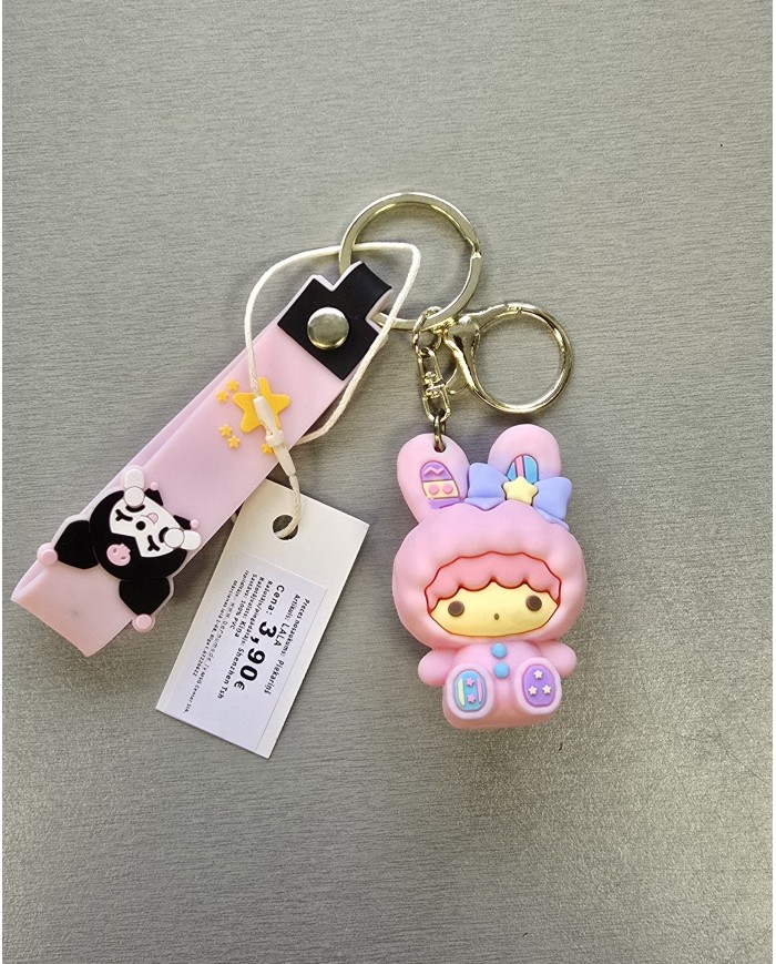 Bernumode | 3D Keychain -Sanrio, Little Twin Stars, Lala €3.22 Kiki and Lala, collectively known as the Little Twin Stars, are beloved characters created by Sanrio in 1975. They are depicted as angelic twin siblings originating from the Yume Star-Cloud, with their birthday celebrated on December 24, Christmas Eve. 


Character Profiles:

Kiki: The younger brother with blue hair, characterized by his curiosity and adventurous spirit.
Lala: The older sister with pink hair, known for her gentle and artistic nature.

Initially designed by Yōko Matsumoto, who also created My Melody, Kiki and Lala were first introduced as part of a 1975 Christmas promotion. Their original designs featured them wearing warm coats and scarves, reflecting winter themes, before evolving into their iconic starry motifs.
