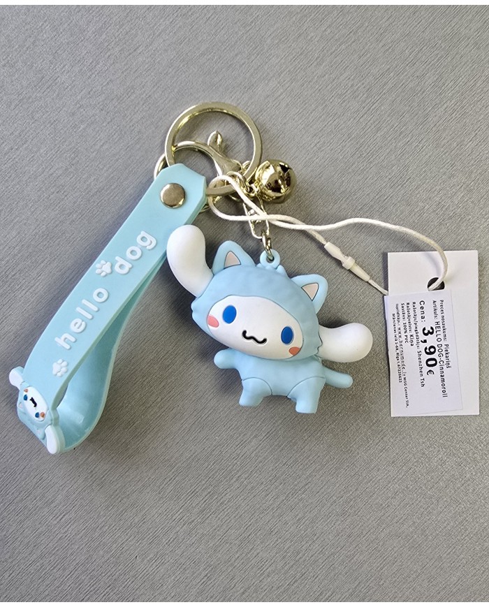 Bernumode | 3D Keychain -Sanrio, Hello Dog, Cinnamoroll - брелок 3,22 € 



Cinnamoroll — персонаж, созданный японской компанией Sanrio в 2001 году. Он представляет собой белого щенка с длинными ушами, которые позволяют ему летать, голубыми глазами, розовыми щечками и закрученным хвостиком, напоминающим булочку с корицей. Его рост составляет около 17 сантиметров, а день рождения отмечается 6 марта. 


Предыстория: Однажды владелица небольшого кафе "Café Cinnamon" увидела, как белый щенок спустился с небес, словно пушистое облако. Поскольку он приземлился рядом с ее кафе и пах корицей, она назвала его Синнамороллом. Он быстро стал любимцем посетителей и официальным талисманом кафе. 


Друзья Синнаморолла:

Мока: стильная девочка-собака с шоколадной шерстью и розовыми бантиками.
Еспрессо: интеллектуальный щенок с отличием в музыке и рисовании.
Капучино: любитель поесть и поспать, известный своим аппетитом.
Шифон: энергичная девочка-собака, увлекающаяся теннисом и мечтающая об олимпийском золоте.
Милк: самый младший из друзей, известный своей привязанностью к соске и стремлением быть похожим на Синнаморолла.



Медиа-присутствие: Синнаморолл стал героем манги "Fluffy, Fluffy Cinnamoroll", публиковавшейся в журнале Pucchigumi с 2005 по 2008 год. Также был выпущен анимационный фильм в 2007 году. В 2005 году была образована группа "Cinnamoangels", включающая Моку, Шифон и Азуки, с целью стать идолами. 







