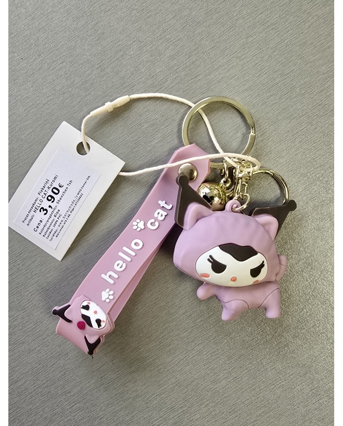 Bernumode | 3D Keychain -Sanrio, Hello Cat, Kuromi €3.22 PVC, 5,5*6*10 cm