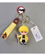 Bernumode | 3D Keychain -Demon Slayer, Zenitsu - piekariņš 3,22 € 
Zenitsu Agatsuma ir varonis no populārā anime un mangas Demon Slayer (Kimetsu no Yaiba), kuru radījis Koyoharu Gotoge. Viņš ir viens no galvenajiem varoņiem un Tanjiro Kamado biedrs ceļojumā, lai uzvarētu demonus.
Izskats:
Zenitsu ir jauns vīrietis vidēja auguma ar gaišu ādu.
Viņam ir zeltaini brūnas acis, kuras bieži ir nolaistas, radot nervozu izskatu.
Viņa īsie, dzelteni mati pakāpeniski kļūst oranži pie galiem.
Pirms kļūšanas par demonu iznīcinātāju viņa mati bija melni.
Raksturs:
Zenitsu ir pazīstams ar savu drosmi cīņā, neskatoties uz viņa tieksmi uztraukoties un baidoties ikdienas situācijās.
Viņam ir spēcīga taisnīguma izjūta un dziļa pieķeršanās draugiem.
Spējas:
Viņš izmanto Pērkona elpošanas tehniku cīņā ar demoniem.
Viņa prasmes šajā tehnikā ļauj veikt ātras un spēcīgas uzbrukumus.
Preces:
Ir pieejams daudz produktiem ar Zenitsu attēliem, tostarp mīkstās rotaļlietas, figūriņas un piespraudes. Piemēram, Nendoroid figūriņas un mīkstās rotaļlietas ir populāras fanu vidū.
 Bernumode | 3D Keychain -Demon Slayer, Zenitsu - piekariņš 3,22 € 
Zenitsu Agatsuma ir varonis no populārā anime un mangas Demon Slayer (Kimetsu no Yaiba), kuru radījis Koyoharu Gotoge. Viņš ir viens no galvenajiem varoņiem un Tanjiro Kamado biedrs ceļojumā, lai uzvarētu demonus.
Izskats:
Zenitsu ir jauns vīrietis vidēja auguma ar gaišu ādu.
Viņam ir zeltaini brūnas acis, kuras bieži ir nolaistas, radot nervozu izskatu.
Viņa īsie, dzelteni mati pakāpeniski kļūst oranži pie galiem.
Pirms kļūšanas par demonu iznīcinātāju viņa mati bija melni.
Raksturs:
Zenitsu ir pazīstams ar savu drosmi cīņā, neskatoties uz viņa tieksmi uztraukoties un baidoties ikdienas situācijās.
Viņam ir spēcīga taisnīguma izjūta un dziļa pieķeršanās draugiem.
Spējas:
Viņš izmanto Pērkona elpošanas tehniku cīņā ar demoniem.
Viņa prasmes šajā tehnikā ļauj veikt ātras un spēcīgas uzbrukumus.
Preces:
Ir pieejams daudz produktiem ar Zenitsu attēliem, tostarp mīkstās rotaļlietas, figūriņas un piespraudes. Piemēram, Nendoroid figūriņas un mīkstās rotaļlietas ir populāras fanu vidū.