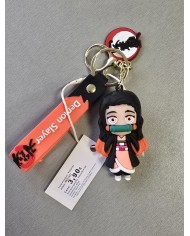Bernumode | 3D Keychain -3D Keychain -Demon Slayer, Nezuko- брелок 3,22 € Nezuko Kamado — персонаж из аниме и манги Demon Slayer: Kimetsu no Yaiba, созданных Койохару Готоге. Она является младшей сестрой Тандзиро Камадо и одним из главных героев. Её история в основном вращается вокруг борьбы с демонами, а также её собственной трансформации в демона.
Основная информация:

Полное имя: Nezuko Kamado (Незуко Камадо)
Возраст: 14 лет (в начале истории)
Дата рождения: 28 декабря
Рост: 153 см
Пол: Женский
Родной город: Село Камадо (сожжённое демонами)

Внешность:

Внешний вид: Nezuko — молодая девушка с длинными розовыми волосами, которые постепенно становятся оранжевыми на концах. Её глаза изначально были янтарного цвета, но после превращения в демона они стали красными.
Тело: Она носит традиционное кимоно и пояс, а также носит деревянный сосновый колпачок, чтобы скрыть свои демонические черты и не напугать людей. На её теле есть следы превращения в демона, такие как рога на лбу.

Характер:

Доброта: Несмотря на своё превращение в демона, Nezuko сохраняет человеческие чувства и доброту. Она всегда заботится о своём брате Тандзиро и готова помочь ему в любой ситуации.
Сила воли: Она обладает невероятной силой воли, которая помогает ей сдерживать демоническую природу и не атаковать людей.
Сдержанность: Хотя её демоническая сторона может быть агрессивной, Nezuko чаще всего остаётся спокойной и сдержанной, что делает её уникальной в мире демонов.

Способности:

Демонические силы: После того как Nezuko была превращена в демона, она получила сверхчеловеческую силу, быструю регенерацию и способность к невероятной скорости.
Пламя: Nezuko также имеет уникальную способность манипулировать огнём, создавая пламя, которое не только усиливает её атакующие способности, но и защищает её от других демонов.

Роль в истории:
Nezuko — ключевая фигура в истории Demon Slayer. После того как её семья была убита демонами, она была превращена в демона, но Тандзиро не оставил её и дал клятву найти способ вернуть её в человеческий облик. Вместе они проходят долгий путь, сражаясь с демонами и пытаясь найти лекарство от её демонического состояния.
