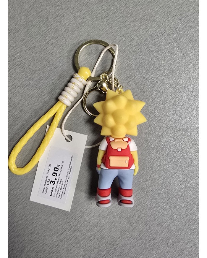 Bernumode | The Simpsons Cartoon Keychain - Lisa €3.22 PVC, 7.7*3.7cm Bernumode | The Simpsons Cartoon Keychain - Lisa €3.22 PVC, 7.7*3.7cm