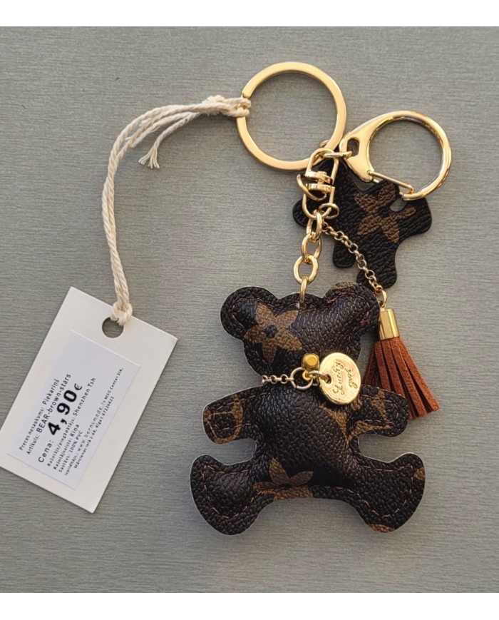 Bernumode | Luxury Designer Leathern Accessories /Pom Pom Keychain /Bag Charm /Car Keychain €4.05 