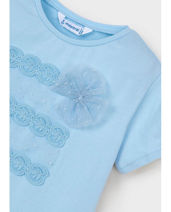 Bernumode | Mayoral: Meiteņu T-krekls ar īsām piedurknēm 9,87 €  Bernumode | Mayoral: Meiteņu T-krekls ar īsām piedurknēm 9,87 €