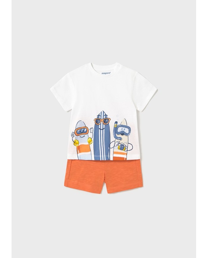 Bernumode | Mayoral: 2-daļīgs komplekts zēniem ( T-krekls un šorti) 12,40 €  Bernumode | Mayoral: 2-daļīgs komplekts zēniem ( T-krekls un šorti) 12,40 €