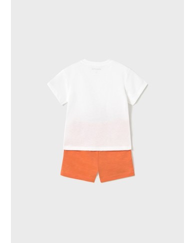 Mayoral: 2 pcs knit set for boy (T-shirt and shorts)