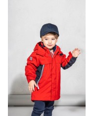 Bernumode | Lenne: Demi season Jacket WIND (45g) €63.15 Weatherproof spring parka
This weatherproof boys’ parka made of ActivePlus fabric is perfect for wearing with both jeans as well as warmer suspender trousers. Parka has an extra high collar and two zipped pockets in which the child can hide his hands from the wind or use them for tucking away a pair of lightweight gloves. Reflective details make the child visible in the dark.


Our high-tech Active+ fabric has a waterproof membrane which prevents water from coming through the product. At the same time it has the ability to evaporate sweat. ◆Water resistance: water column 10 000 mm ◆Breathability: water vapour transmission rate 10 000 g/m²/24h ◆Wind resistance: air permeability 0 l/m²s ◆Water and soil reprellency: DWR coating (Durable Water Repellent)


LIGHTLY WARM * insulation is best in spring-autumn season. Perfect for temperatures +5..+15°C. This wadding is made of recycled materials, reducing the need to overly consume natural resources. Tip: Check the „feels like“ temperature. Factors like wind and humidity play a great role on how cold you feel and you might need to use an extra layer.


Loop for attaching the reflector.
