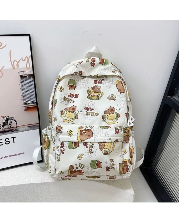 Bernumode | Lightweight nylon backpack with a capybara €14.88 
 Bernumode | Lightweight nylon backpack with a capybara €14.88