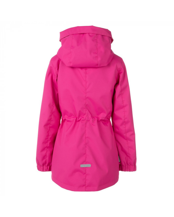 Bernumode | Lenne: Demi season Jacket/Parka POPPY 45g €46.07 Rough weather conditions of Estonia and the Nordic Countries, which make very high demands on children's clothing, are the foundation grounds of creating any new model. High-tech fabrics are used in order to fulfill all the requirements of the well-being of a happy child in any circumstance.Lenne's main goals in product development are safety, comfort, practicality and easy caring.
Active products are: light weighted, wind resistant and warm, breathable and water resistant, durable, safe, with exceptional design, easily cleanable.
This parka made of weatherproof ActivePlus fabric is excellent outerwear for going to the school or theatre as well as for going out with friends. The stopper-adjustable middle part accentuates the feminine figure and makes it possible to make adjustments as the wearer grows. The universal cut suits both jeans and dresses. Thanks to the high neckline made of strong fabric, as well as weatherproof hood, this carefully tuned look will stay impeccable even in the event of strong gales or showers. The sleeves can be adjusted using snap fasteners.
Style is slim fit, if you want it to bee more loose please choose one size bigger.
Water column: 10 000 mm
Breathable: 10 000 g/m²/24h
Water and soil reprellency: DWR coating (Durable Water Repellent)

This parka with a long back made of weatherproof ActivePlus fabric is excellent outerwear for going to the school or theatre as well as for going out with friends. The stopper-adjustable middle part accentuates the feminine figure and makes it possible to make adjustments as the wearer grows. The universal cut suits both jeans and dresses. Thanks to the high neckline made of strong fabric, as well as weatherproof hood, this carefully tuned look will stay impeccable even in the event of strong gales or showers. The sleeves can be adjusted using snap fasteners.
LIGHTLY WARM * insulation is best in spring-autumn season. Perfect for temperatures +5..+15°C. This wadding is made of recycled materials, reducing the need to overly consume natural resources. Tip: Check the „feels like“ temperature. Factors like wind and humidity play a great role on how cold you feel and you might need to use an extra layer
Our high-tech Active fabric has a waterproof membrane which prevents water from coming through the product. At the same time it has the ability to evaporate sweat.Loop for attaching the reflector.


