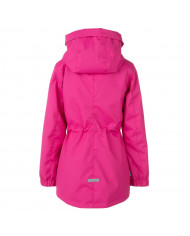 Bernumode | Lenne: Demi season Jacket/Parka POPPY 45g €46.07 Rough weather conditions of Estonia and the Nordic Countries, which make very high demands on children's clothing, are the foundation grounds of creating any new model. High-tech fabrics are used in order to fulfill all the requirements of the well-being of a happy child in any circumstance.Lenne's main goals in product development are safety, comfort, practicality and easy caring.
Active products are: light weighted, wind resistant and warm, breathable and water resistant, durable, safe, with exceptional design, easily cleanable.
This parka made of weatherproof ActivePlus fabric is excellent outerwear for going to the school or theatre as well as for going out with friends. The stopper-adjustable middle part accentuates the feminine figure and makes it possible to make adjustments as the wearer grows. The universal cut suits both jeans and dresses. Thanks to the high neckline made of strong fabric, as well as weatherproof hood, this carefully tuned look will stay impeccable even in the event of strong gales or showers. The sleeves can be adjusted using snap fasteners.
Style is slim fit, if you want it to bee more loose please choose one size bigger.
Water column: 10 000 mm
Breathable: 10 000 g/m²/24h
Water and soil reprellency: DWR coating (Durable Water Repellent)

This parka with a long back made of weatherproof ActivePlus fabric is excellent outerwear for going to the school or theatre as well as for going out with friends. The stopper-adjustable middle part accentuates the feminine figure and makes it possible to make adjustments as the wearer grows. The universal cut suits both jeans and dresses. Thanks to the high neckline made of strong fabric, as well as weatherproof hood, this carefully tuned look will stay impeccable even in the event of strong gales or showers. The sleeves can be adjusted using snap fasteners.
LIGHTLY WARM * insulation is best in spring-autumn season. Perfect for temperatures +5..+15°C. This wadding is made of recycled materials, reducing the need to overly consume natural resources. Tip: Check the „feels like“ temperature. Factors like wind and humidity play a great role on how cold you feel and you might need to use an extra layer
Our high-tech Active fabric has a waterproof membrane which prevents water from coming through the product. At the same time it has the ability to evaporate sweat.Loop for attaching the reflector.


