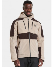 Bernumode | Didriksons: POVEL USX JKT (100 g) €114.50 DRY LEVEL 10
DRY-10, all seams taped.
HEAT LEVEL 15
• >200 g/m² main padding.• ¾ Length body cover.• Taffeta lining.• Waterproof (all seams taped).• Windproof.
BREATHABLE LEVEL 5
5000 g/m²/24 h, ASTM E-96 BW STANDARD.
FUNCTION LEVEL 18
• 2way adjustable hood• 2way frontzip• Adjustable hem• Adjustable sleeve ends• Chestpockets with button closing• Chin guard• ECO Lining fabric solution dyed• Fixed hood• Front placket with button closing• Frontpockets with button closing• Hanger on back• Inner pocket in mesh• Inside elastic cuffs with thumbhole• Napoleon pocket• One hand adjustable hood• Reflective panel at hood• Side pockets• Side pockets with zipper• Zipper with cover at front
Drew is a classic, padded winter parka, which is windproof and waterproof with taped seams. It is made of a breathable fabric and the high collar protects against wind and rain. Wear it during cold winter days in the city or by the coast.
It has six pockets, two with zippers. Drew has a fixed hood, which is adjustable front and back, and a practical inside pocket. It has a flexible two-way front zip with protective storm flap. The hem has adjustable drawstrings for optimum fit. Ribbed cuffs with thumbholes provide added insulation. The insulation is made of recycled fabrics and the lining has been dyed using Solution Dye, a dye technique that saves up to 80% water compared to conventionally dyed polyester/polyamide fabric. For the black, dark night blue and deep green colourways, the shell fabric is solution dyed, too. PFC-free water-repellent finish.
Designed in Sweden, produced in Vietnam.
 Bernumode | Didriksons: POVEL USX JKT (100 g) €114.50 DRY LEVEL 10
DRY-10, all seams taped.
HEAT LEVEL 15
• >200 g/m² main padding.• ¾ Length body cover.• Taffeta lining.• Waterproof (all seams taped).• Windproof.
BREATHABLE LEVEL 5
5000 g/m²/24 h, ASTM E-96 BW STANDARD.
FUNCTION LEVEL 18
• 2way adjustable hood• 2way frontzip• Adjustable hem• Adjustable sleeve ends• Chestpockets with button closing• Chin guard• ECO Lining fabric solution dyed• Fixed hood• Front placket with button closing• Frontpockets with button closing• Hanger on back• Inner pocket in mesh• Inside elastic cuffs with thumbhole• Napoleon pocket• One hand adjustable hood• Reflective panel at hood• Side pockets• Side pockets with zipper• Zipper with cover at front
Drew is a classic, padded winter parka, which is windproof and waterproof with taped seams. It is made of a breathable fabric and the high collar protects against wind and rain. Wear it during cold winter days in the city or by the coast.
It has six pockets, two with zippers. Drew has a fixed hood, which is adjustable front and back, and a practical inside pocket. It has a flexible two-way front zip with protective storm flap. The hem has adjustable drawstrings for optimum fit. Ribbed cuffs with thumbholes provide added insulation. The insulation is made of recycled fabrics and the lining has been dyed using Solution Dye, a dye technique that saves up to 80% water compared to conventionally dyed polyester/polyamide fabric. For the black, dark night blue and deep green colourways, the shell fabric is solution dyed, too. PFC-free water-repellent finish.
Designed in Sweden, produced in Vietnam.