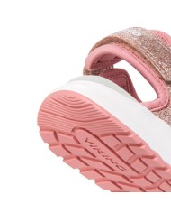 Bernumode | VIKING: ANCHOR GLITTER-Kid's Sporty Sandal €32.95 Classic style and comfort - Anchor is a sporty sandal for active children wanting one sandal that can do it all. It has a classic open construction and is made from durable materials that still feel soft on the skin. The three Velcro straps offer multi-adjustability and are easy for small hands to open and close, and find the right fit. The footbed, made out of shock absorbing PU, is covered with suede, which helps to manage moisture on hot days. Anchor has an outsole made from natural rubber, so that your child can safely run on all types of surfaces. Anchor is all the function kids need in a sandal, combined with a great look. Washable at 30 degrees. We do not recommend to use fabric softener.
•Suede footbed for moisture control; •Speed lacing for quicker transitions and an adaptive fit; •Easy on/off and quick adjustability with velcro.; •Machine washable 30°C; •Rubber outsole; •Ergonomic fit for growing feet

