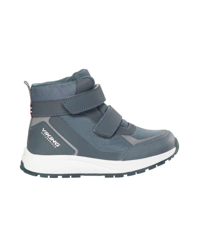 Bernumode | VIKING: Equip Glow WP 2V - Durable glow in the dark kids shoes €57.77 Durable, glow-in-the-dark kids shoe. Illuminate your child's sense of wonder with Equip Glow WP 2V, built bright and tough for whatever the day (or night) may bring. The upper is fitted with a durable support frame, which combines with a higher than usual shaft to provide excellent support and stability. Large reflective panels contribute to better visibility, and when the lights go out the upper glows in the dark! Below, a lightweight EVA midsole cushions each step, and a full rubber outsole provides excellent grip on most surfaces. Wet conditions? Viking's Watershield membrane has it covered.
Size table

 


Size
Insole cm


26
17,3


27
18


28
18,6


29
19,3


30
20


31
20,7


32
21,3


33
22


34
22,7


35
23,3




