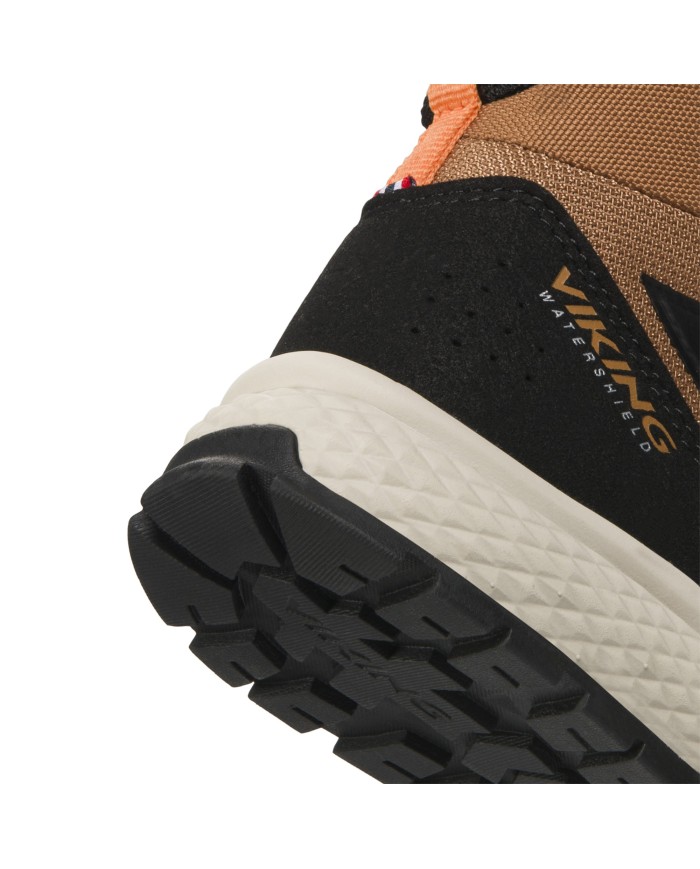 Bernumode | VIKING: Century Mid WP 1V SL-Trendy, mid-cut junior shoe €56.12 Past and present merge with Century Mid WP 1V SL, the trendy junior shoe that combines a cool retro look with modern foot comfort. A mid-cut upper provides solid ankle support and is fitted with speed laces for quick entry and exit at the door. Viking's Watershield membrane makes sure feet stay dry and comfortable in wet weather and ground conditions. Below, a lightweight EVA midsole provides extra cushioning and a grippy natural rubber outsole keeps footing firm while at play on the schoolyard.
Size table


 


Size
Innersole, cm


36
24,0


37
24,7


38
25,3


39
26,0


40
26,7


41
27,3


