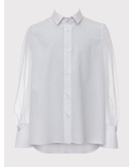 Bernumode | SLY: Белая рубашка с тюлевыми рукавами 35,95 € 
