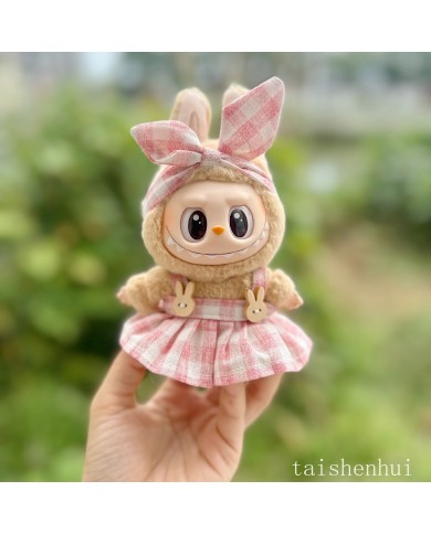 Одежда Labubu — розовое  платье