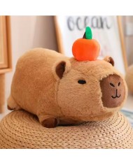 Capybara - resting, with orange (20 cm)