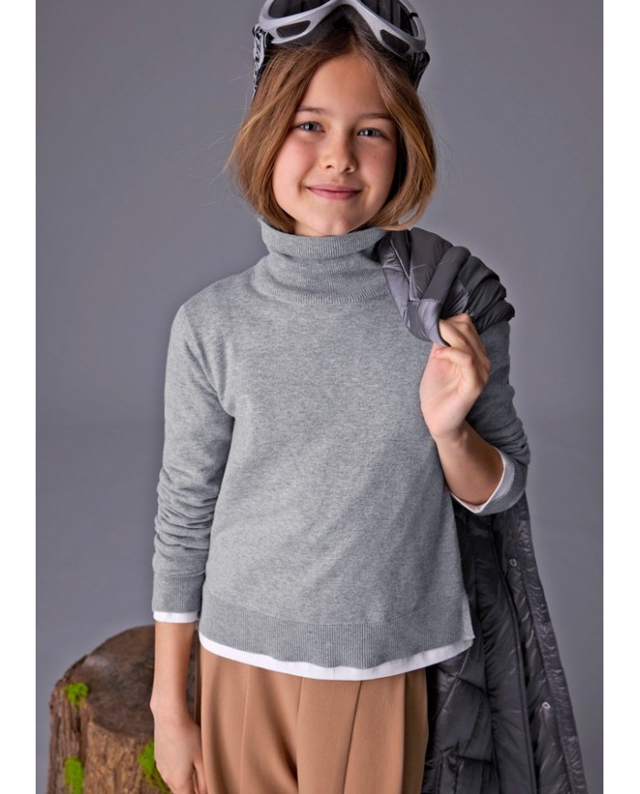 Bernumode | Mayoral: Meiteņu džemperis ar augstu apkakli (Bītlene) 19,42 € 