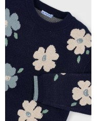 Bernumode | Mayoral: Жаккардовый джемпер с цветами, на девочку 25,54 € 
