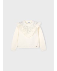 Bernumode | Mayoral: Вязаный джемпер на девочку с ажурными деталями 23,55 € 
