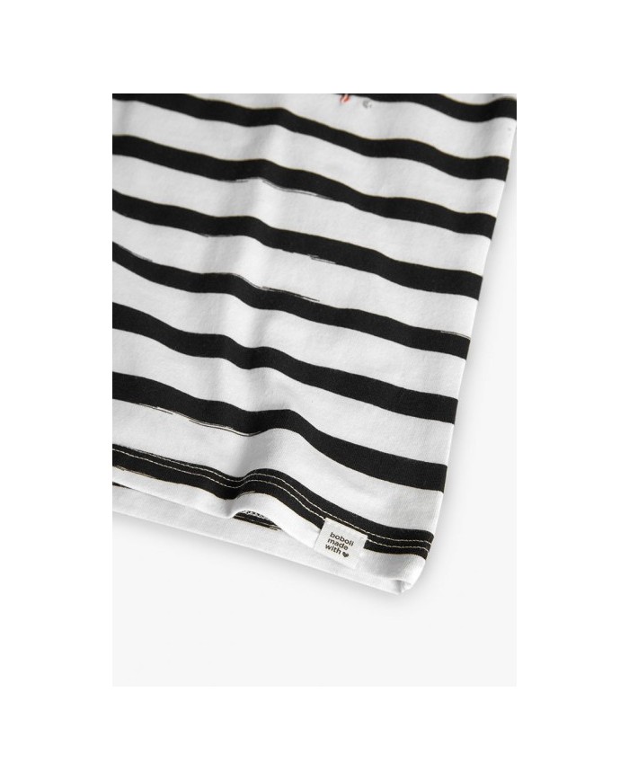 Bernumode | BOBOLI: Knit t-Shirt striped for girl -BCI €21.45 

