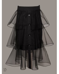 Bernumode | SLY: Black tulle skirt with ruffles €32.64 