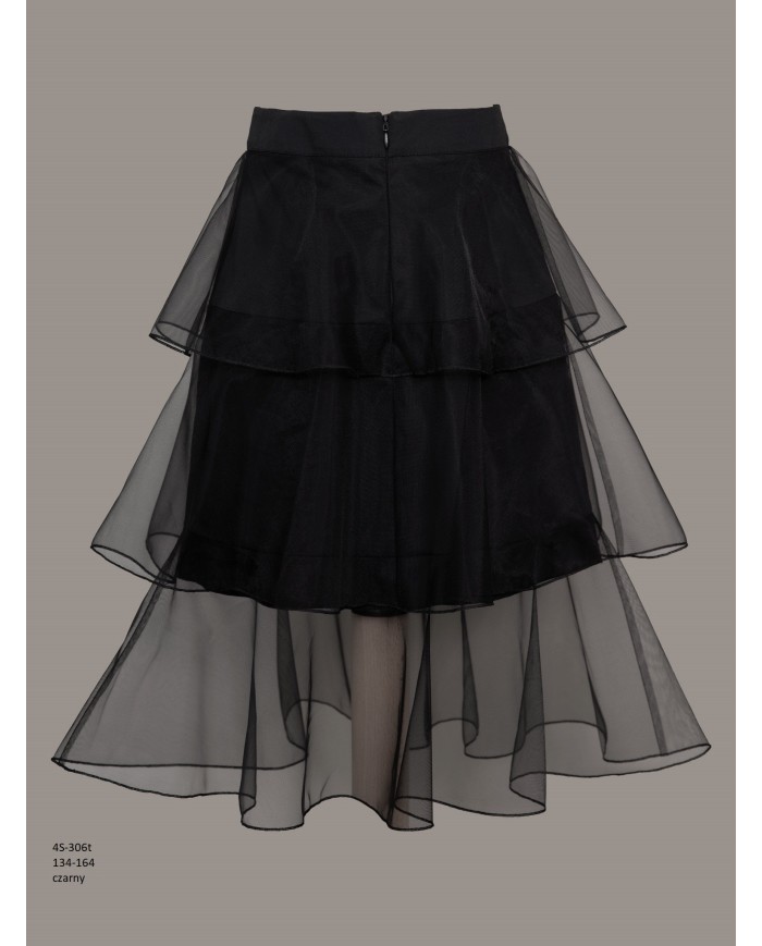 Bernumode | SLY:Чёрная тюлевая юбка с оборками 32,64 € 
