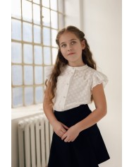 Bernumode | SLY: White blouse made of embroidered cotton €28.02 