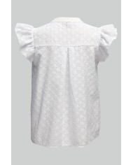 Bernumode | SLY: Белая блузка из вышитого хлопка 28,02 € 
