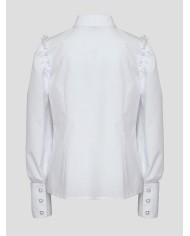 Bernumode | SLY: Белая рубашка с декоративными пуговицами на манжетах 30,50 € 
 Bernumode | SLY: Белая рубашка с декоративными пуговицами на манжетах 30,50 €