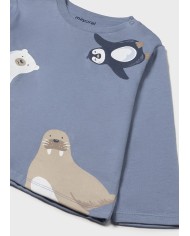 Bernumode | Mayoral: Zēnu T-krekls ar garām piedurknēm 13,64 €  Bernumode | Mayoral: Zēnu T-krekls ar garām piedurknēm 13,64 €