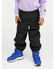 Bernumode | Reima: Kids SoftShell waterproof pants Softshell, Oikotie €41.28 Wind-blocking kids' softshell pants. Loose fit with an adjustable, elasticated waist. Fleece interior for extra warmth and comfort. Easy to pull on.Note that the seams are not sealed, so product is not completely waterproof.These kids' breathable and windproof pants are made from Reima's dirt- and water-repellent softshell material that contains recycled fibres. Thanks to the fleece interior, the stretchy, adjustable waist and the elasticated hems, this design is really comfortable to wear.

Blocks wind outside, yet breathes
Bonded material, fleece on reverse for warmth
Elastic, adjustable waist
Elastic leg ends
Sizes 92-128 with buttons for leg loops
Reflective details
