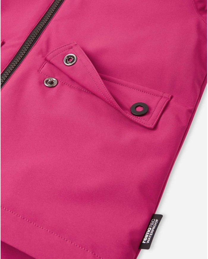 Bernumode | Reima: Mid-season/Transitional  Girls' jacket SYMPPIS (80g) €65.29 








Retro style jacket for kids, with a quilted lining. Fully waterproof and made of recycled materials.






Reimatec kids' waterproof Symppis jacket with light insulation is in a classic style, with a straight fit and big reflective details. Safe, detachable hood with rib edge to cover the head from wind, elastic cuffs to keep the cold at bay and big flap pockets to keep your treasures safe - all these features are designed to protect your little adventurer from any inclement weather. Part of the fibers are recycled. Make every day more sustainable!


Exposed seams sealed waterproof
Water- and windproof, breathable, dirt-repellent material
Durable material
Light insulation
Smooth polyester lining
Safe, detachable hood
Soft rib on hood edge
Elastic cuffs
Two flap pockets
Adjustable hem
Reflective details

Normal machine wash at warm (40°C). Do not bleach. Iron low. Do not dry clean. Drying at lower temperature.













