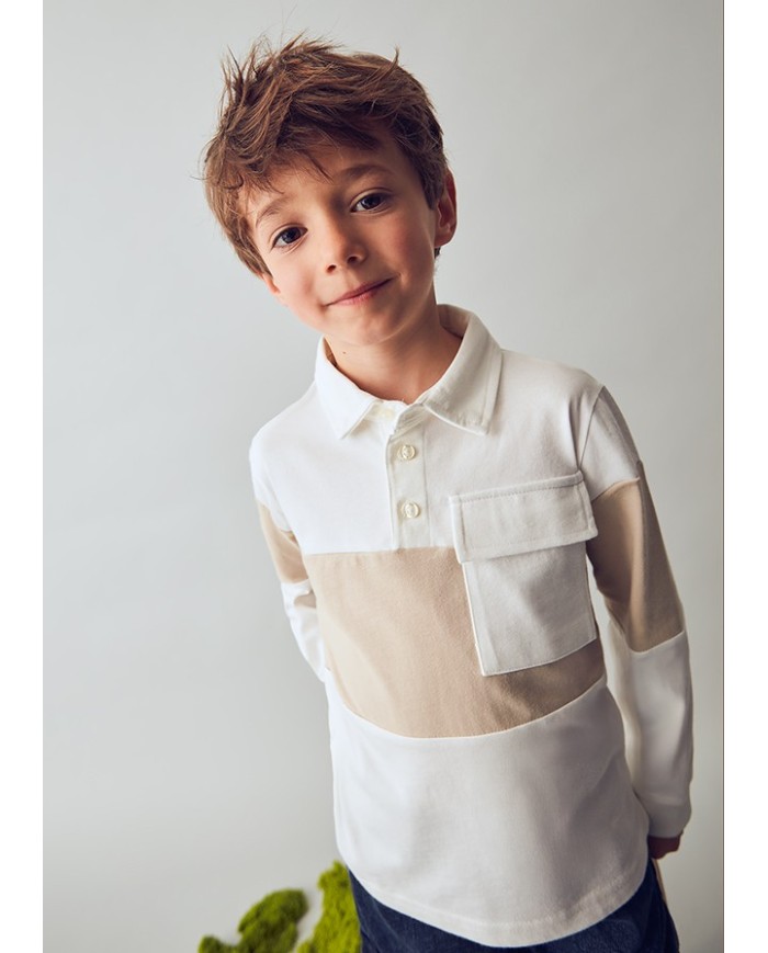 Bernumode | Mayoral: Zēnu Polo-krekls ar garām piedurknēm 21,07 €  Bernumode | Mayoral: Zēnu Polo-krekls ar garām piedurknēm 21,07 €
